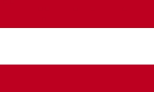 Im Bild: Österreich Flagge
